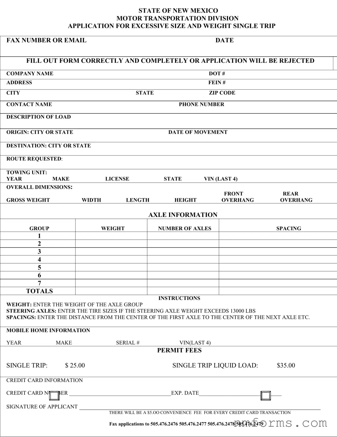 Fill Out Your New Mexico Os Ow Form